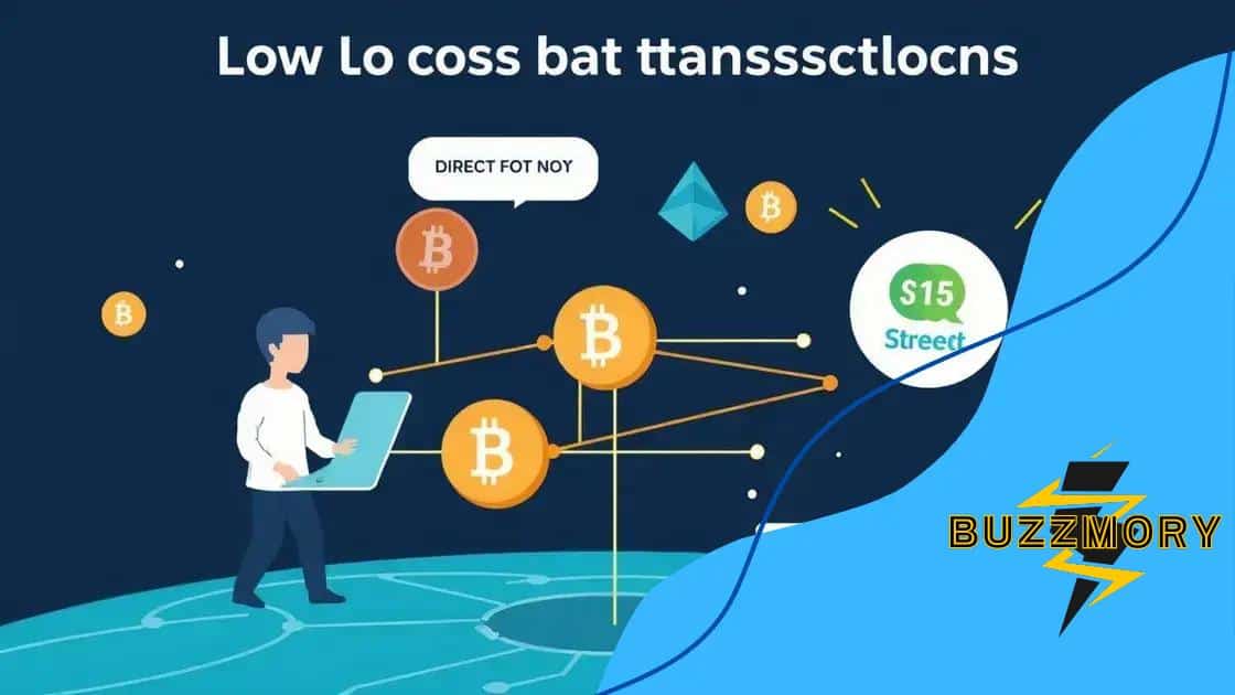 The role of blockchain in reducing transaction costs