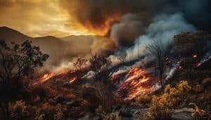 Southwest heat wave wildfire risk 